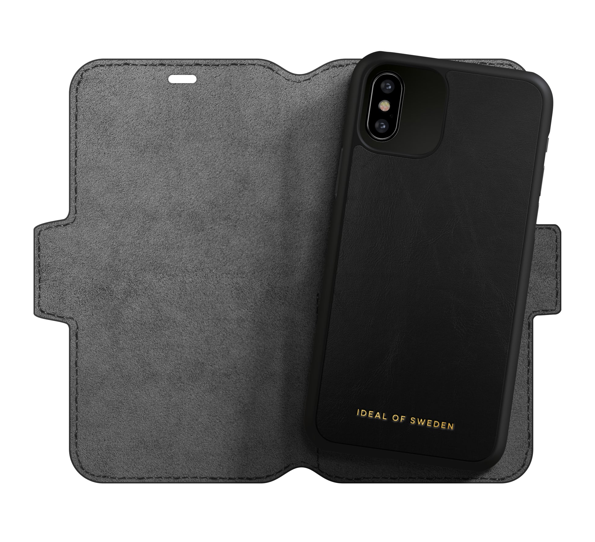 Ideal of Sweden – Booklet-Hülle Saffiano – für Apple iPhone 11 Pro – schwarz – mit Kartenfach, Magnetverschluss