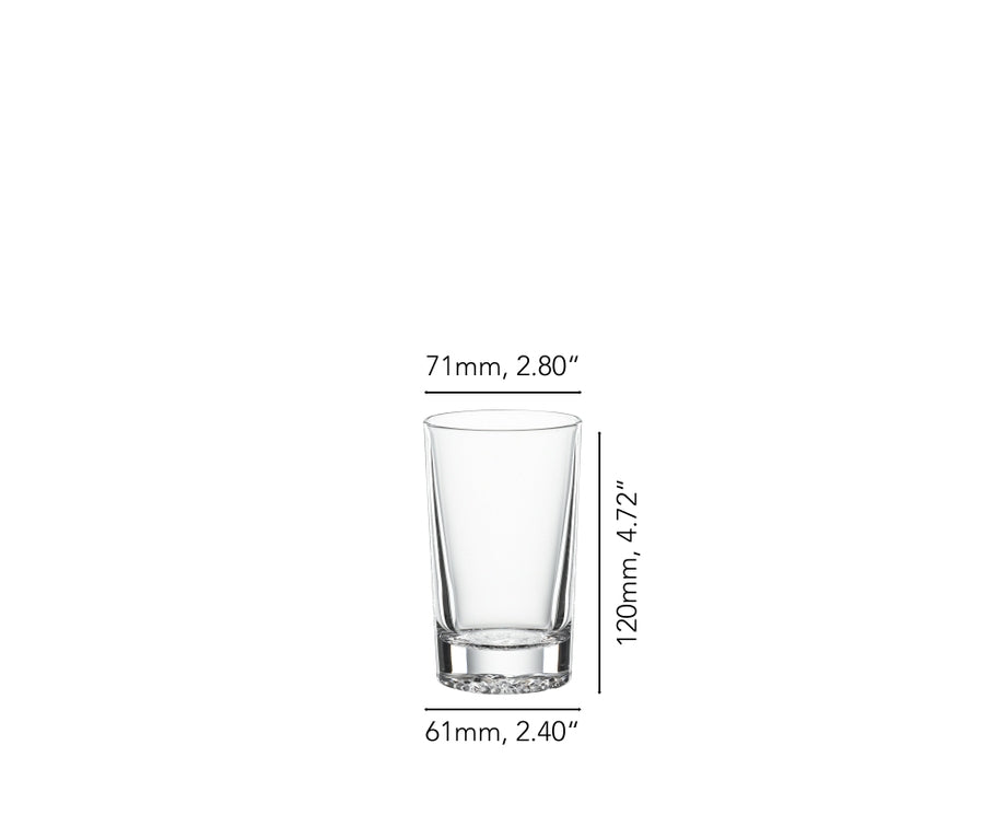 Spiegelau Longdrinkglas Lounge 2.0 – 4er Set, 247 ml, Ø 7,1 cm, Glas, Transparent, spülmaschinenfest