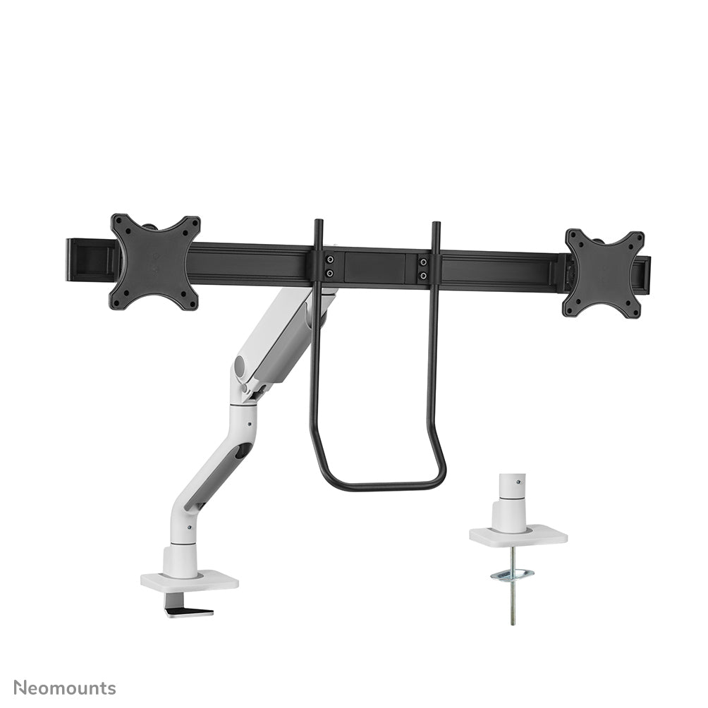 Neomounts Ds75S Ds75S-950Wh2 – Monitorarm, Dual, Tischklemme/Tischdurchführung, bis 32"