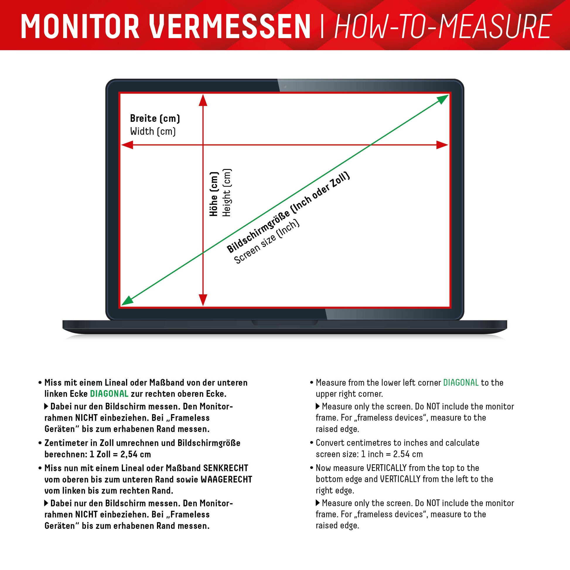 E.V.I. Magnetischer Blickschutzfilter für Apple MacBook Air 15" – 336 × 220 mm, rahmenlos