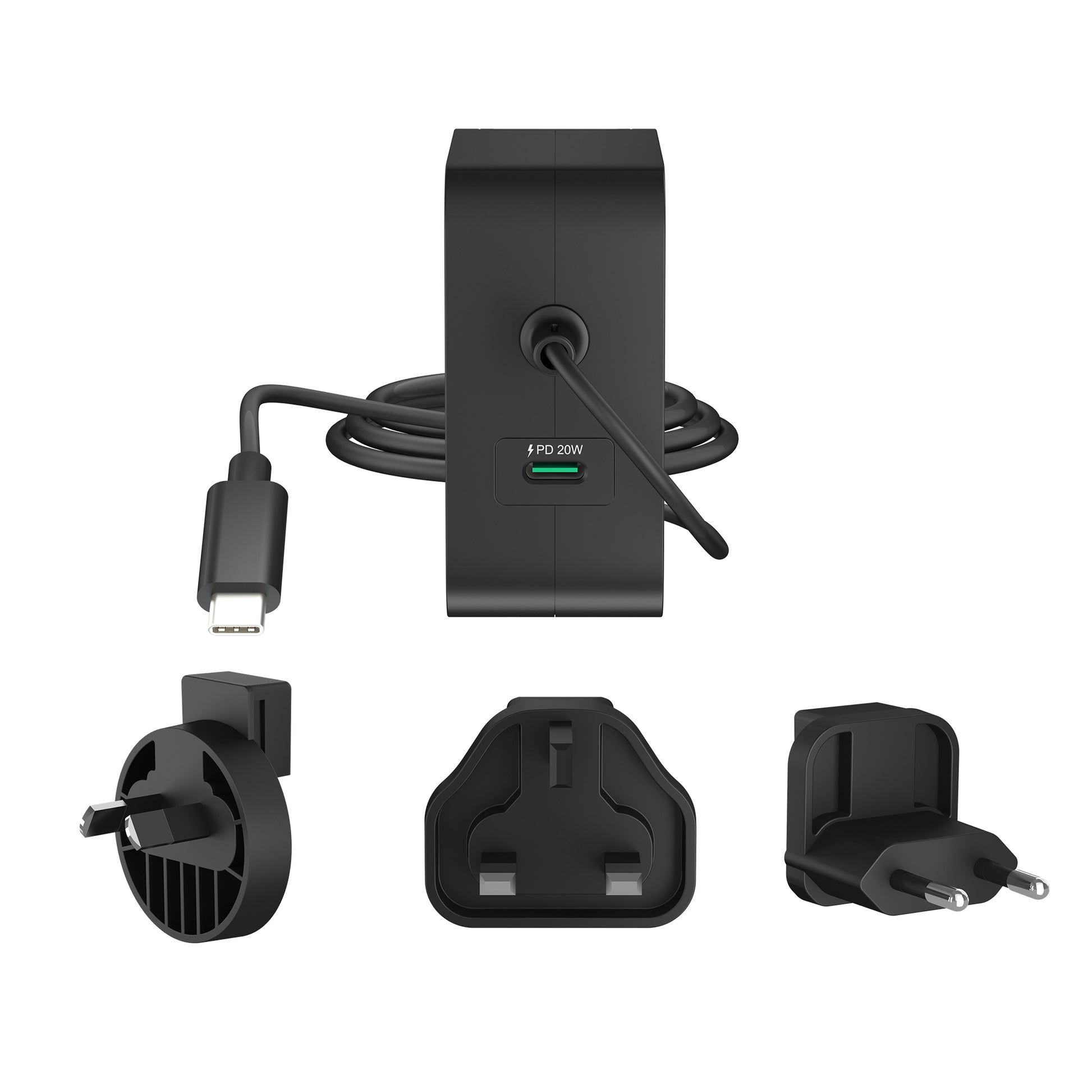 j5create Ladegerät – 102 W, 2× USB-C, PD, GaN