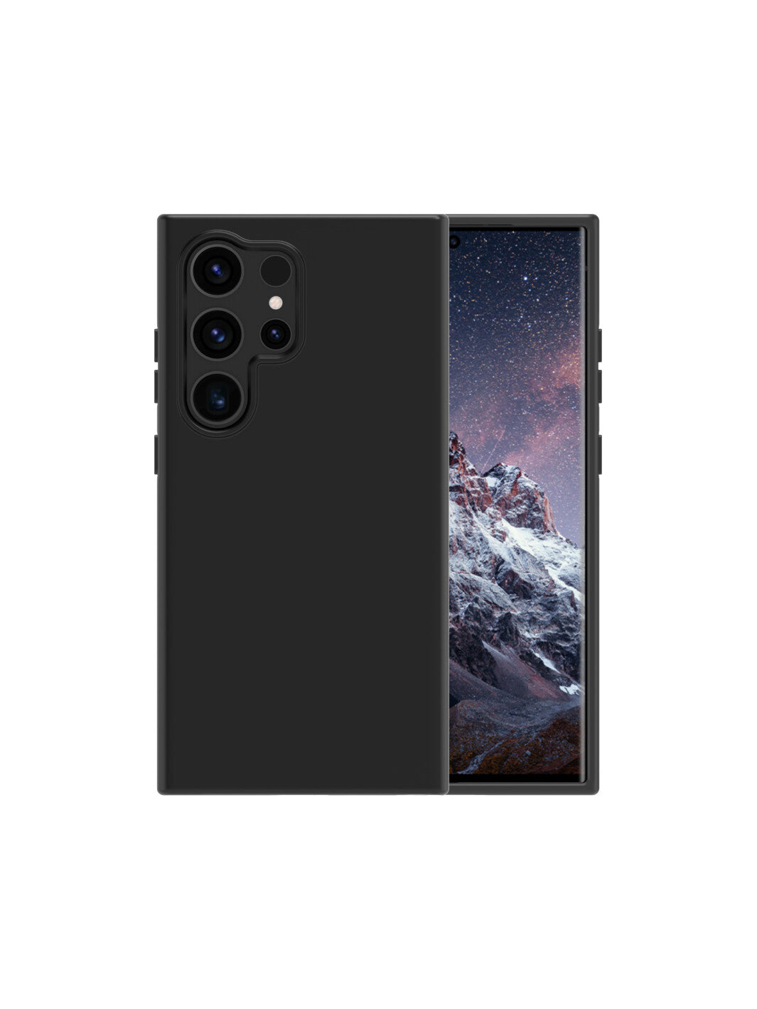 dbramante1928 Iceland Ultra D3O Hülle – für Galaxy S24 Ultra, Schwarz, Recycelter Kunststoff