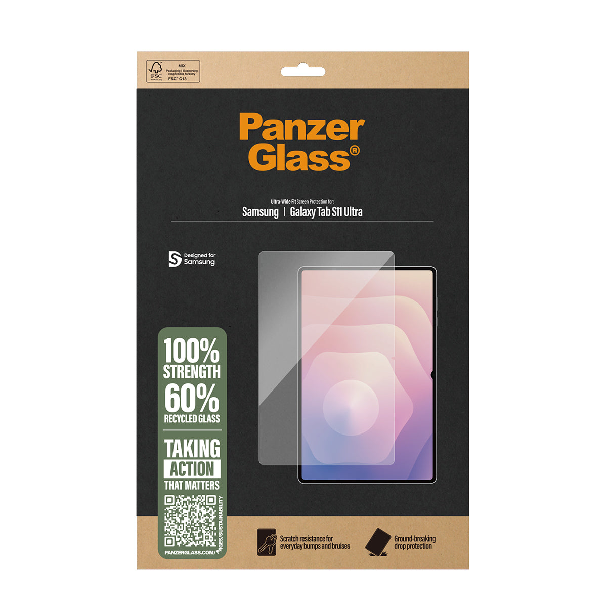 PanzerGlass UWF Displayschutz – für Galaxy Tab S11 Ultra, 14,6"