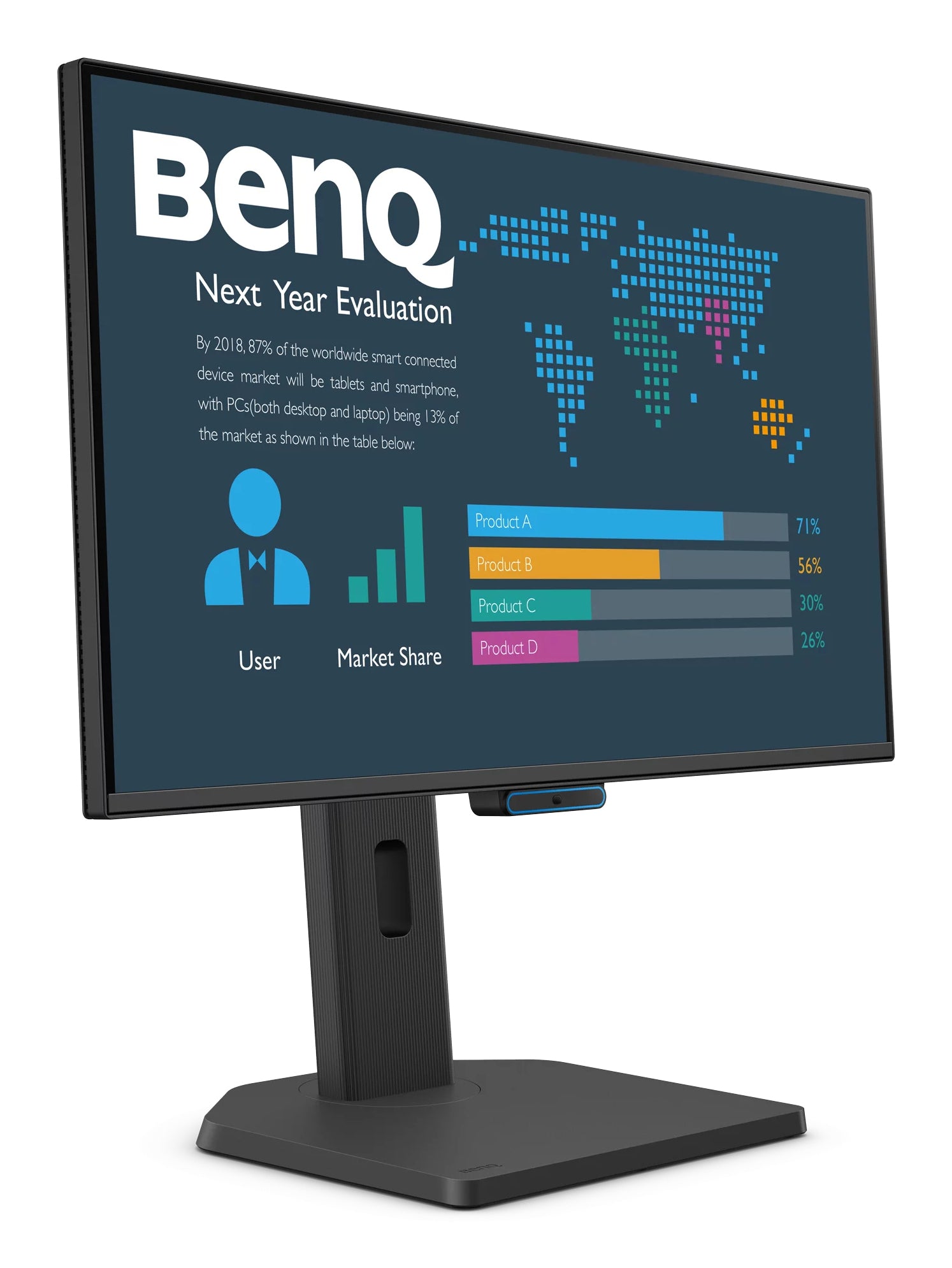 BenQ BL2490TC – Monitor, 24" 1920 × 1080 (Full HD), IPS, 250 cd/m², USB-C