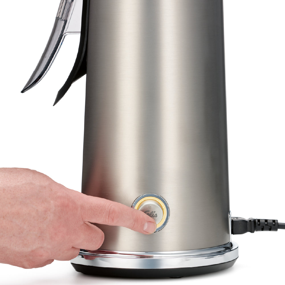 Solis Popcornmaschine Pop & Fun – 80 g, Heissluft, 1 200 W – Silber/Edelstahl