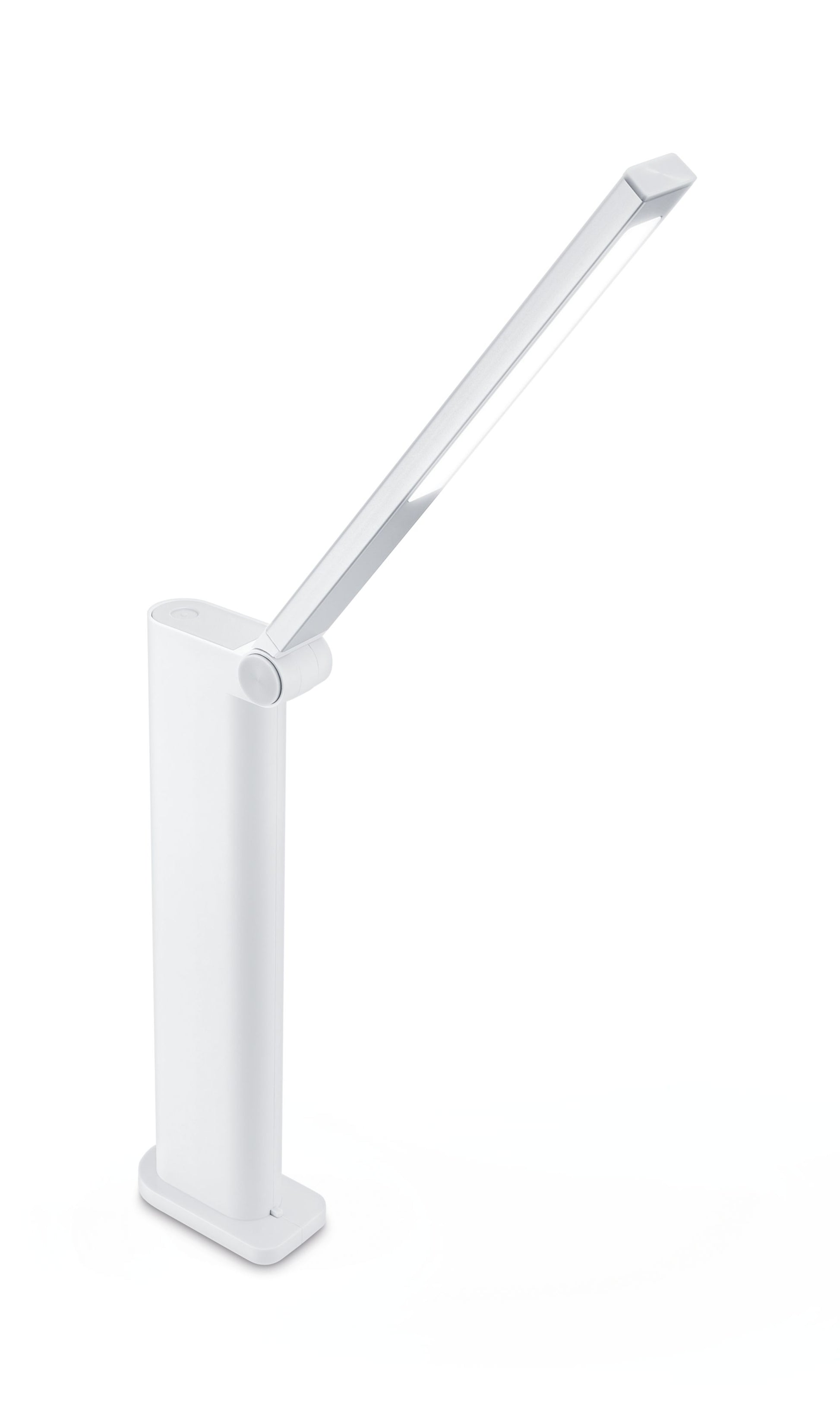 Philips by Signify Philips Tischleuchte Amber – 3600 K (Warmweiss), 120 lm, 5 W, dimmbar, Akku, Weiss