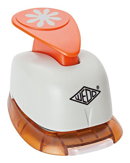 Wedo Motivstanzer – Margerite, Ø 24 mm, orange