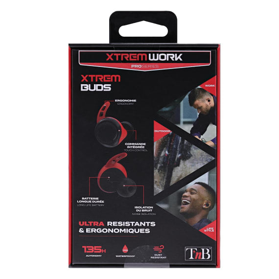 T'nB Xtremework TWS In-Ear – mit Ladecase, Schwarz, BT 5.0