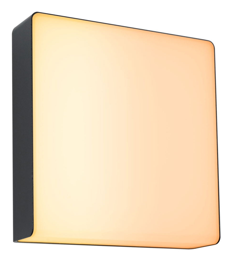 Paulmann Aussenwandleuchte – 700 lm, 8,5 W – Warmweiss, 2200–3000 K – IP44 – Netzbetrieb – für Zigbee
