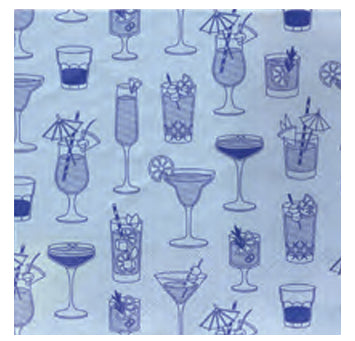 Chic-mic Servietten After hours – 33 × 33 cm, Bambuspapier, 3-lagig – 1 Stück