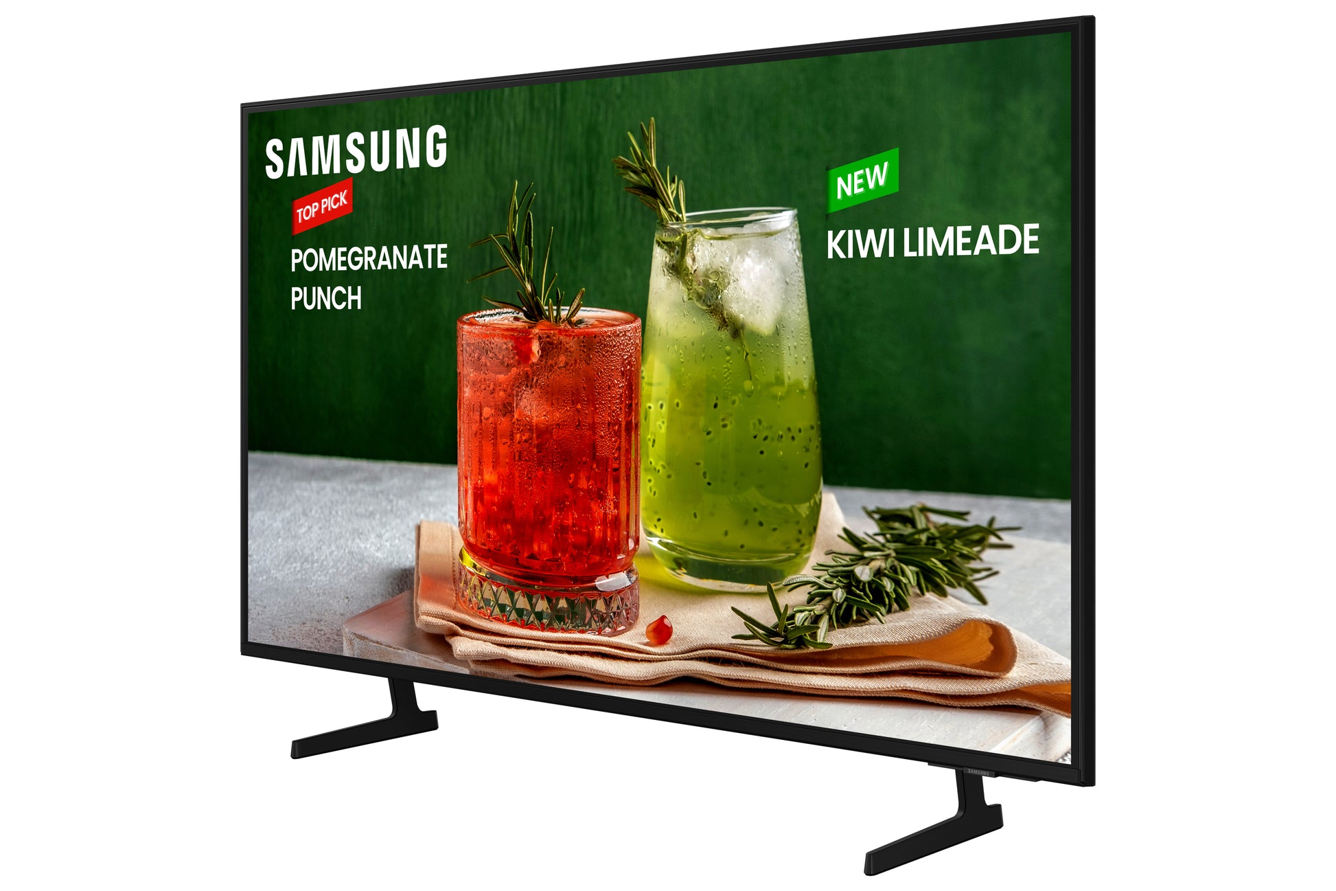 Samsung BE43D – Kommerzieller Display-TV, 43", Ultra HD 4K, 250 cd/m², 16/7, Tizen