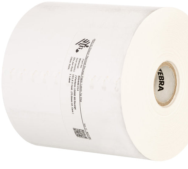 Zebra Endlos-Kartonschilder (nicht klebend) Z-Perform 1000D, 102 mm × 100 m, Thermopapier, 12 Rollen