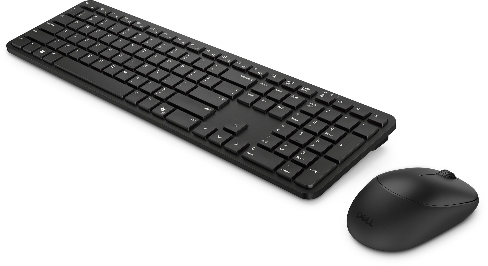 DELL Pro 5 KM526 – Tastatur-Maus-Set – 2,4 GHz USB-A (Empfänger) – QWERTY (US-INT) – Schwarz