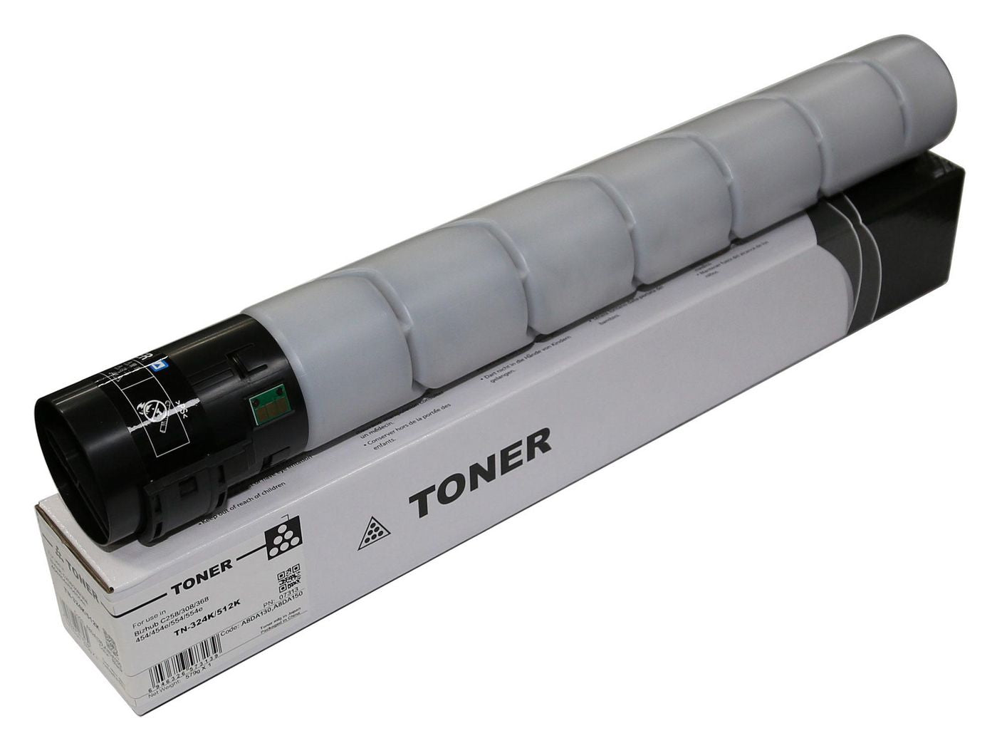 CoreParts Toner TN-324K/TN-512K – Schwarz, 28000 Seiten – für Konica Minolta Bizhub C258/C308/C368 und andere