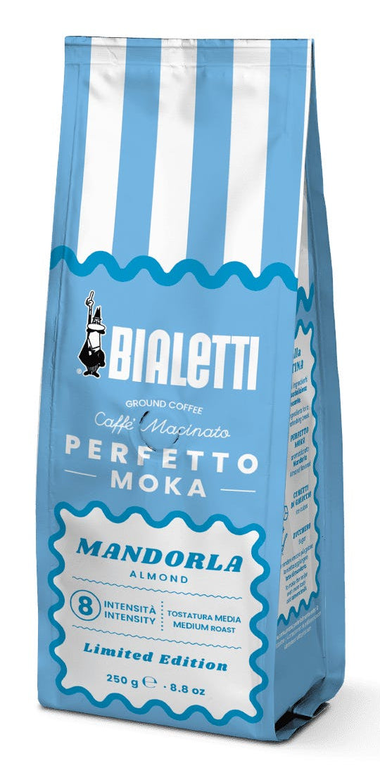 Bialetti Perfetto Moka – Kaffeebohnen – Espresso, Intensität 8, Mandel, 250 g