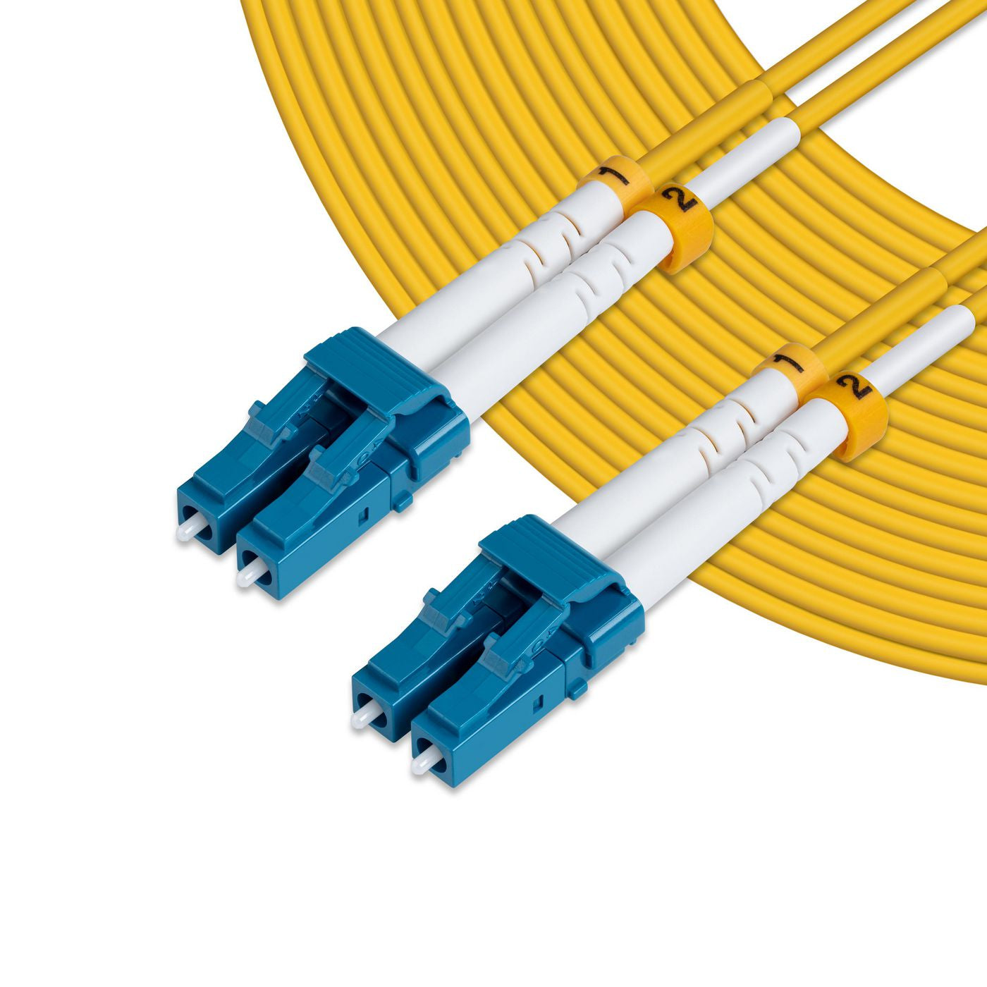 Microconnect LWL-Patchkabel – LC–LC, OS2 Singlemode (UPC), 8 m, Gelb, LSZH