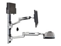 Ergotron LX – Zubehör: CPU-Halter, klein – für LX SitStand Wandsystem, Schwarz