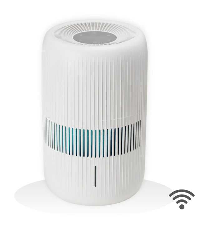 Ecofort ecoQ HumidAir E600+ Luftbefeuchter – Verdunster, 650 ml/h, 4 l Tank, bis 80 m², Hygrostat