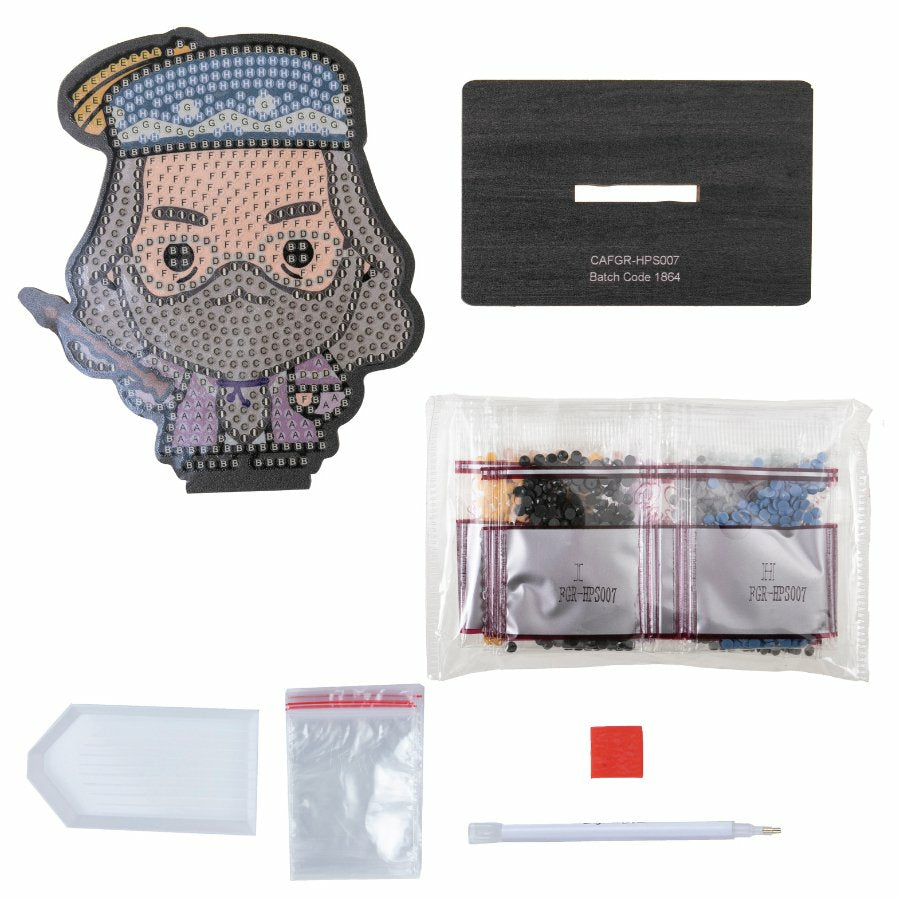 CRAFT Buddy Crystal Art Buddy – Diamond Painting Set – Professor Dumbledore – 8 × 11 cm – ab 6 Jahren