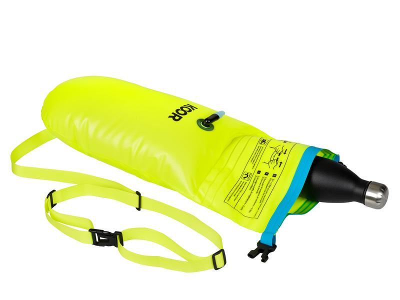 KOOR Schwimmboje – wasserfest – 15 l, Ø 280 mm, H 610 mm – gelb – PVC