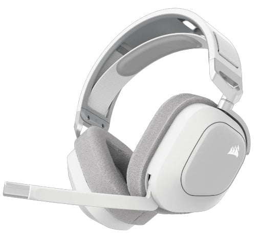 Corsair HS80 MAX – Bluetooth 5.2 Gaming-Headset, 2,4 GHz Low-Latency – PS5/PC – Weiss