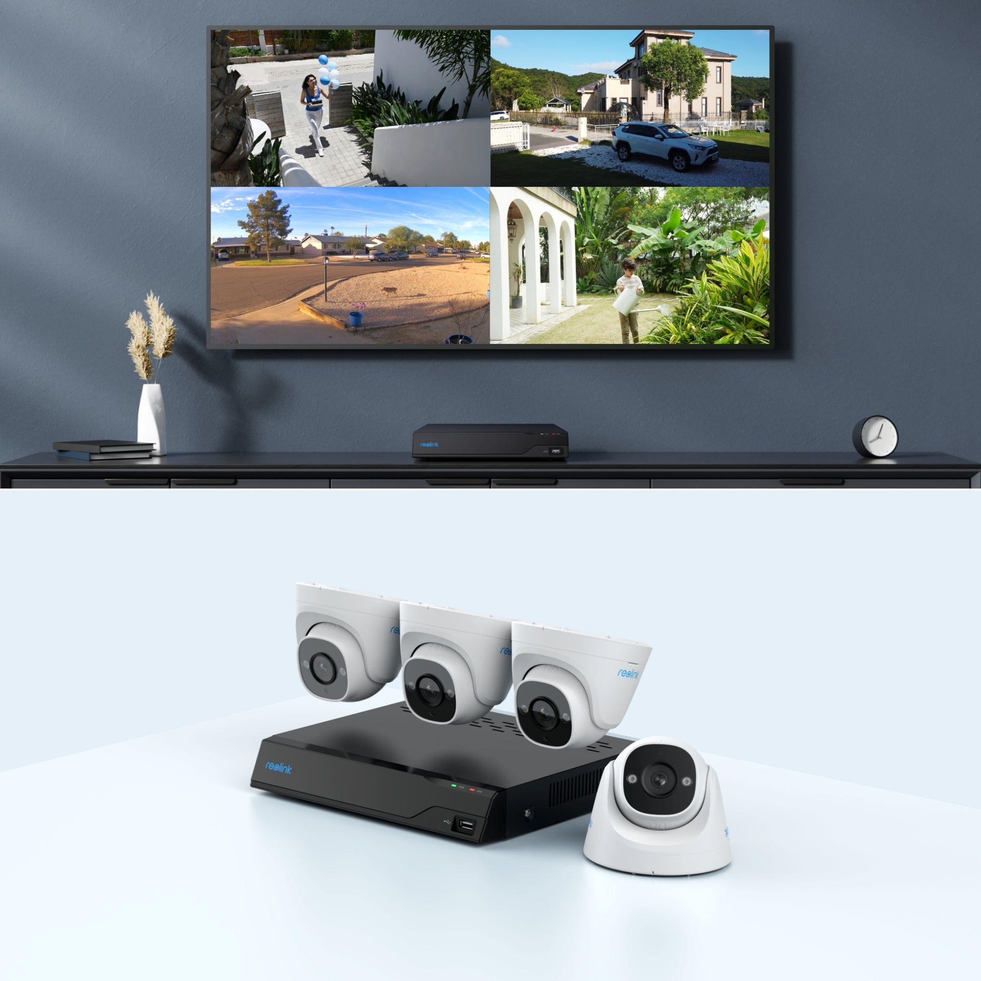 Reolink NVS8-5MD4 Dome – 5MP – 2,8 mm – PoE – IP66