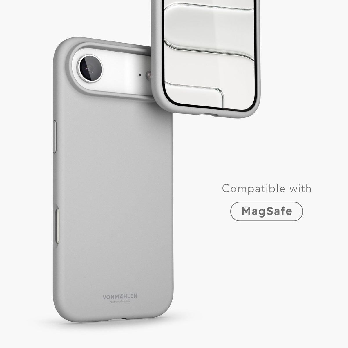 Vonmählen Backcover – für Apple iPhone 17 Air – hellgrau – Silikon – MagSafe-kompatibel