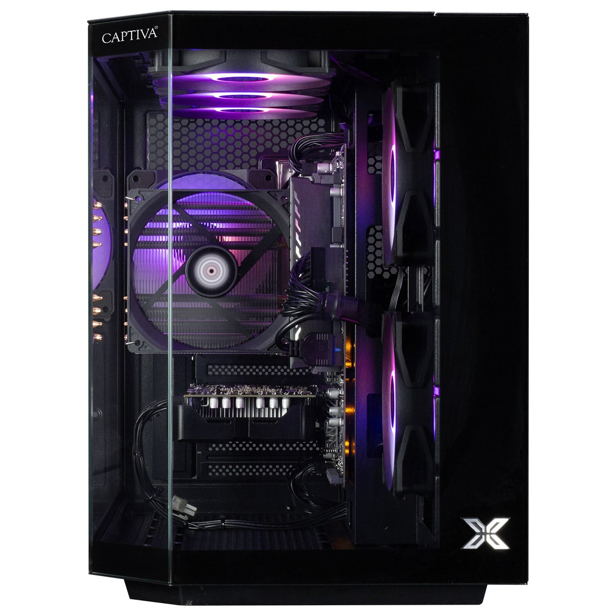 Captiva Advanced Gaming Tower – AMD Ryzen 7 5700X, 32 GB RAM, 1 TB SSD, Windows 11 Home