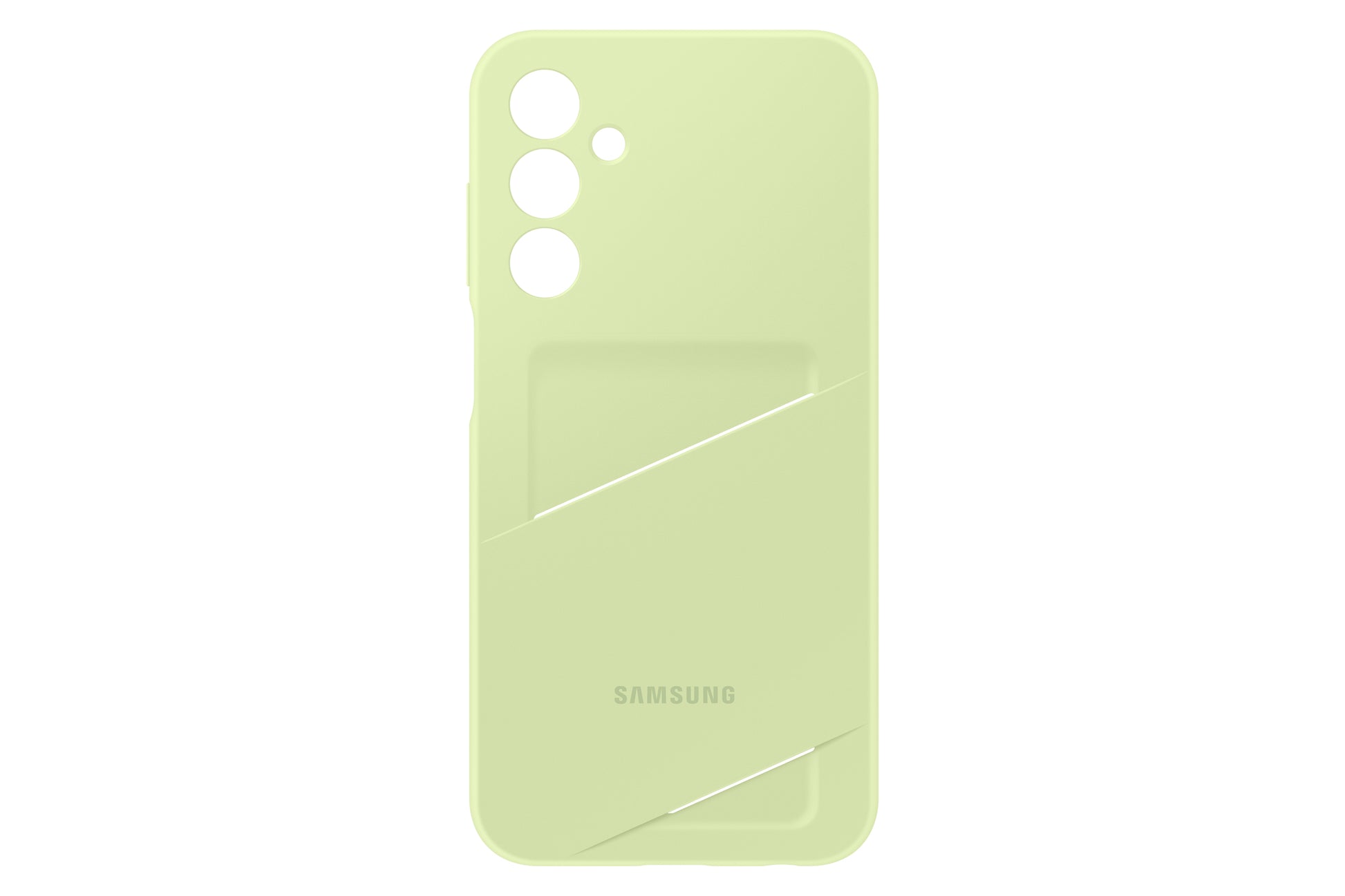 Samsung Card Slot Case Backcover – für Samsung Galaxy A25 5G, 1 Kartenfach, TPU, Limette
