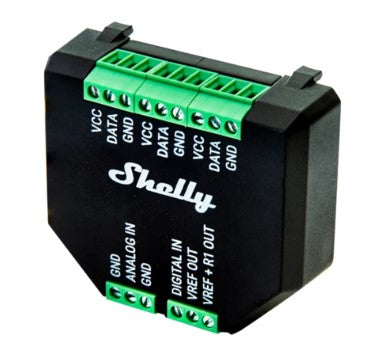 Shelly Plus Add-on – Zubehör – bis zu 5 DS18B20, DHT22, kabelgebunden – für Shelly Plus