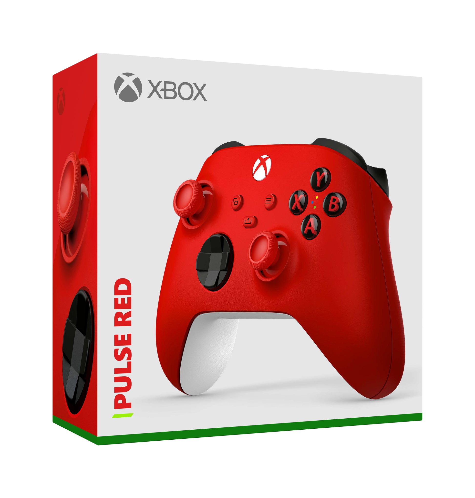 Microsoft Pulse Red – Gamepad – Kabellos (Bluetooth/2,4 GHz), Rot