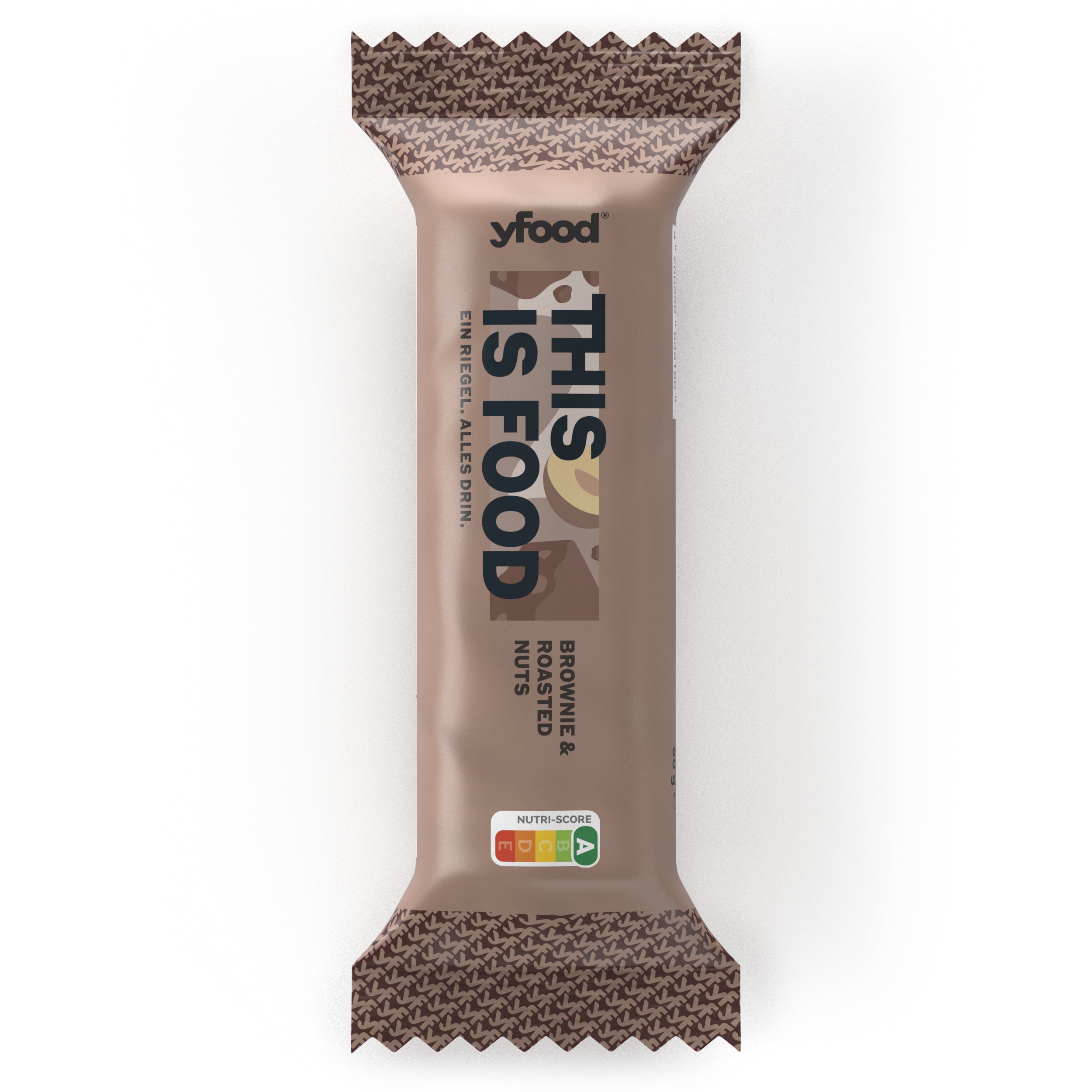 YFood High-Protein-Riegel – Brownie – 12 × 60 g