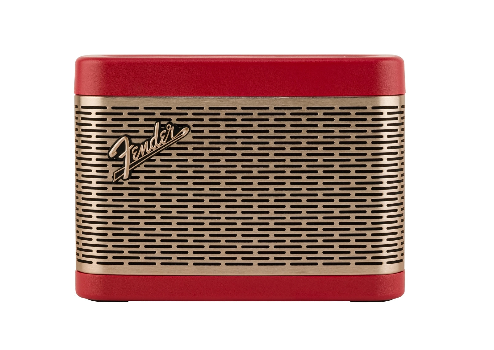 Fender Newport 2 – Bluetooth-Lautsprecher – 12 h Akku, 30 W, Bluetooth 5.0, Champagner, Rot
