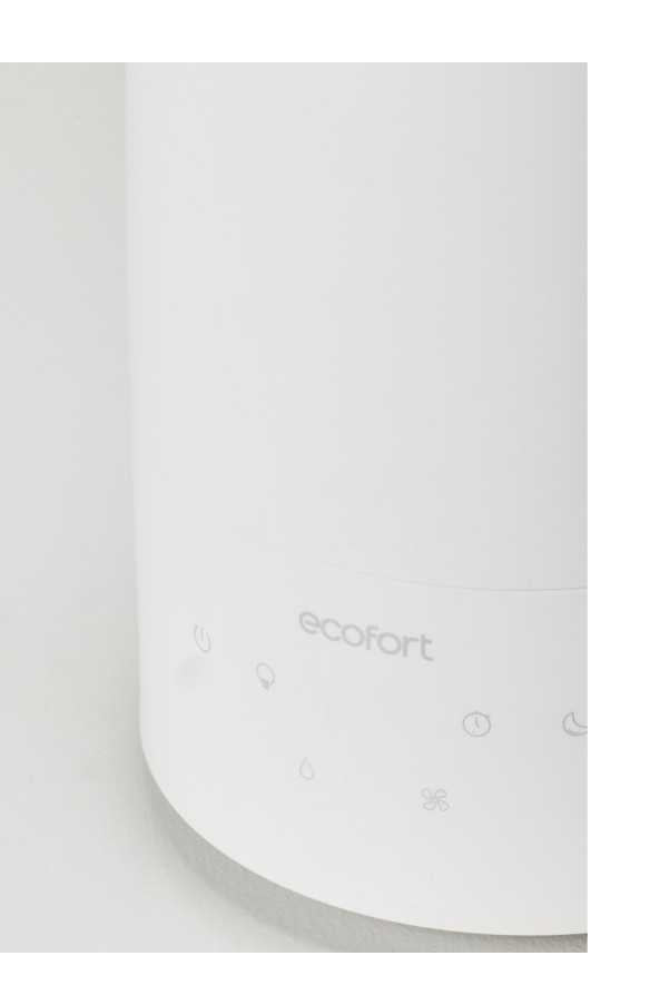 Ecofort ecoQ HumidAir U250 Luftbefeuchter – Verdunster, 250 ml/h, 2 l Tank, bis 35 m², Hygrostat