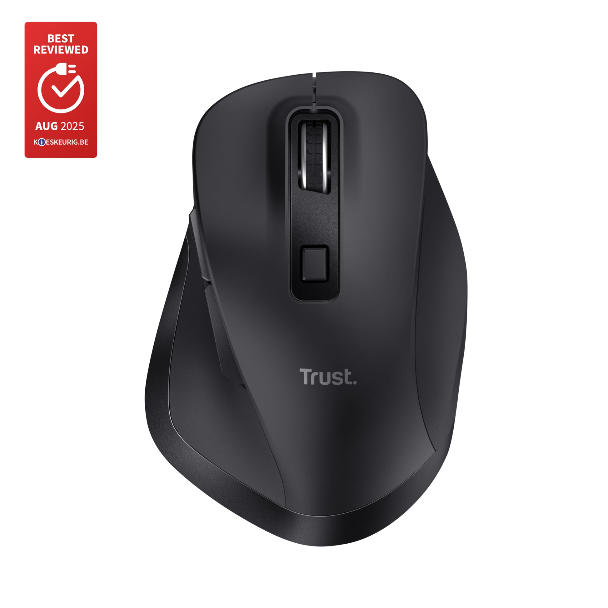 Trust Fyda Multidevice Maus – kabellos, USB-A, für Rechtshänder, schwarz