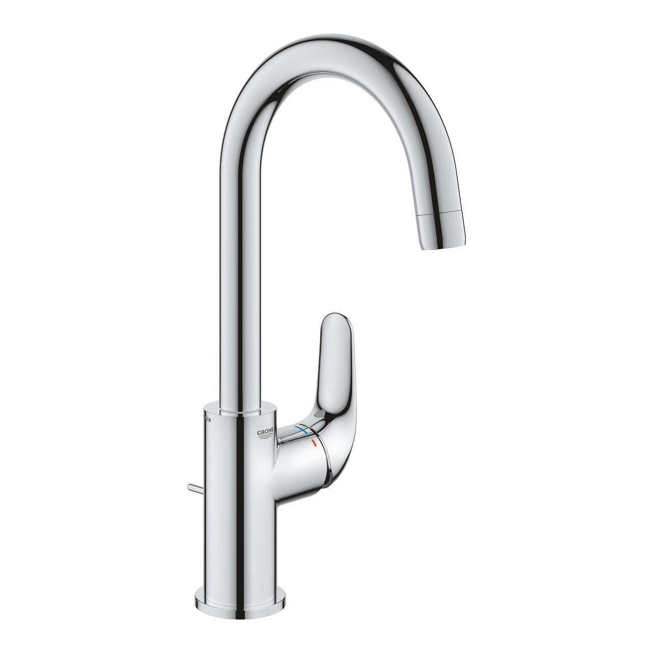 GROHE Swift Einhebelmischer L – Höhe 311 mm, Tiefe 141 mm, Anschlussmass 1/2", Messing, Chrom