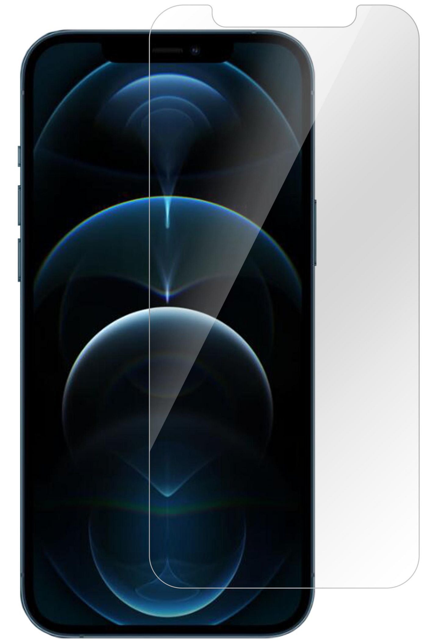 eSTUFF Displayschutz (Panzerglas), Full Cover – für iPhone 12/12 Pro
