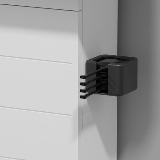 Hagor CON-Line – Donglehalterung, Wand, Kunststoff, Schwarz, für CON-Line Medienstelen