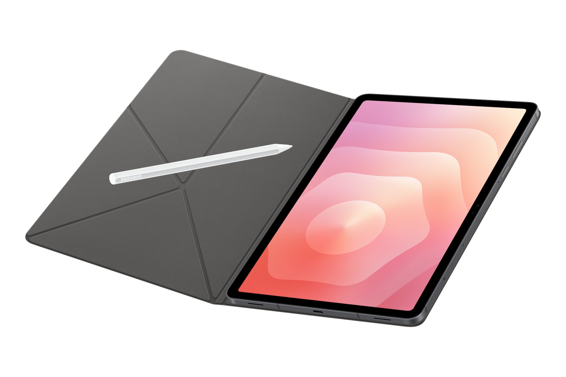 Samsung Tab Smart Book Cover Notebook-Schutzhülle – für Tablets bis 11", Kunststoff, Schwarz
