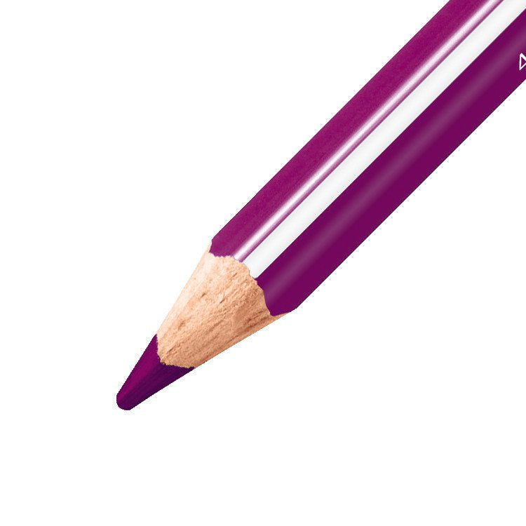 STABILO Buntstift Trio – Jumbo, Dreikant, Minen-Ø 4,2 mm, Einzelstift Rot/Violett