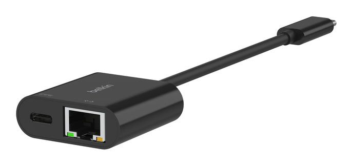 Belkin Netzwerkadapter USB-C zu RJ-45 – 10/100/1000 Mbit/s, USB 3.2 Gen 1 – für iPad/MacBook/Surface
