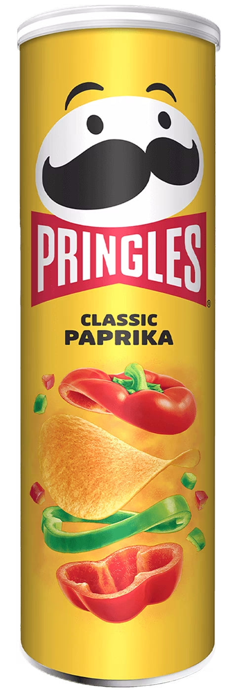 Pringles Classic Chips – Paprika – 185 g