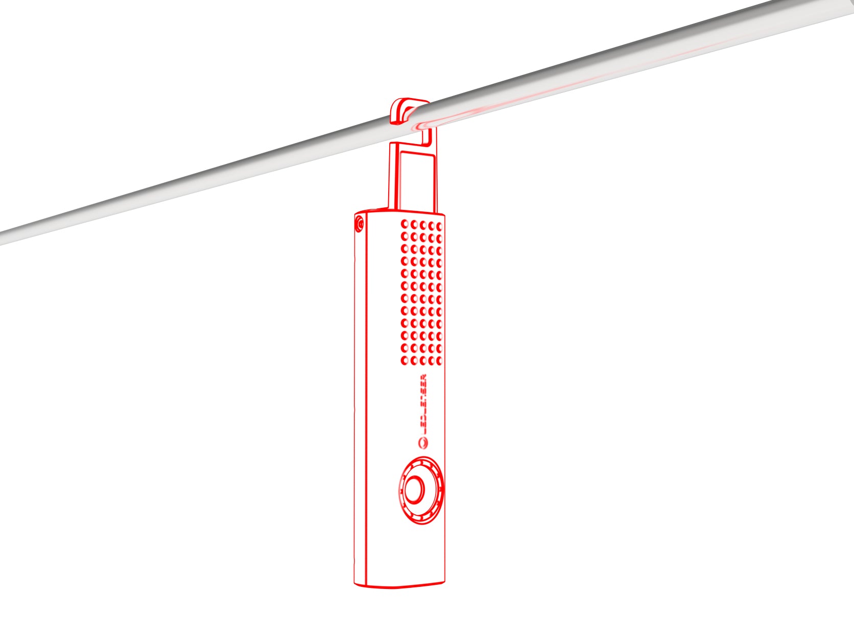 Ledlenser Arbeitsleuchte W5R Work – 600 lm, 170 m, Akkubetrieb, IP54, Magnet – Schwarz