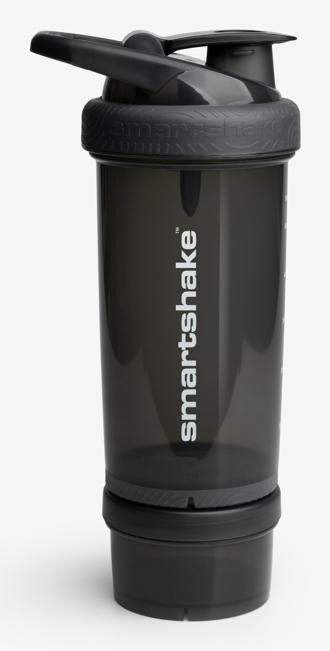 Smartshake Revive Trinkflasche 750 ml – Kunststoff, Sportdeckel, Schwarz