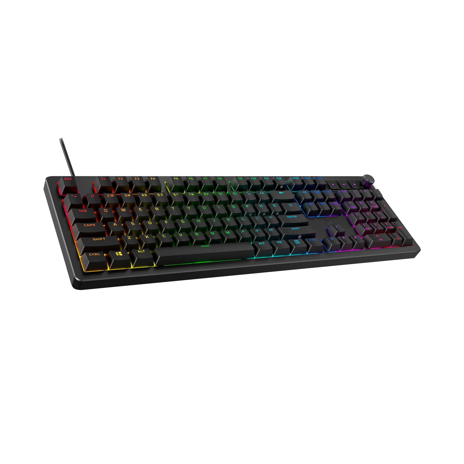 HyperX Alloy Rise – Tastatur, kabelgebunden (USB-A), CH-Layout (DE-CH), Fullsize (mit Ziffernblock), mechanisch