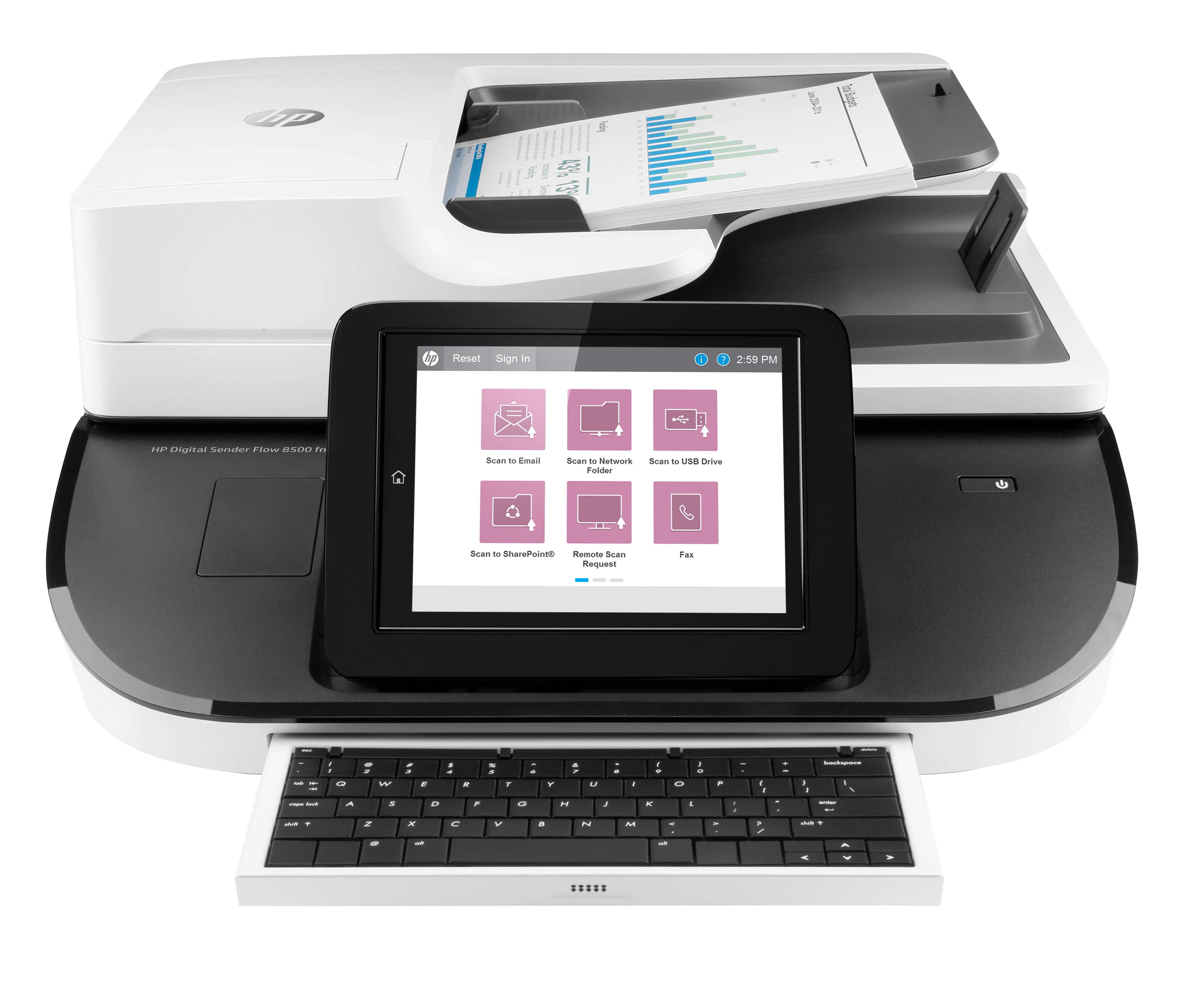 HP Digital Sender Flow 8500 FN2 – Flachbettscanner