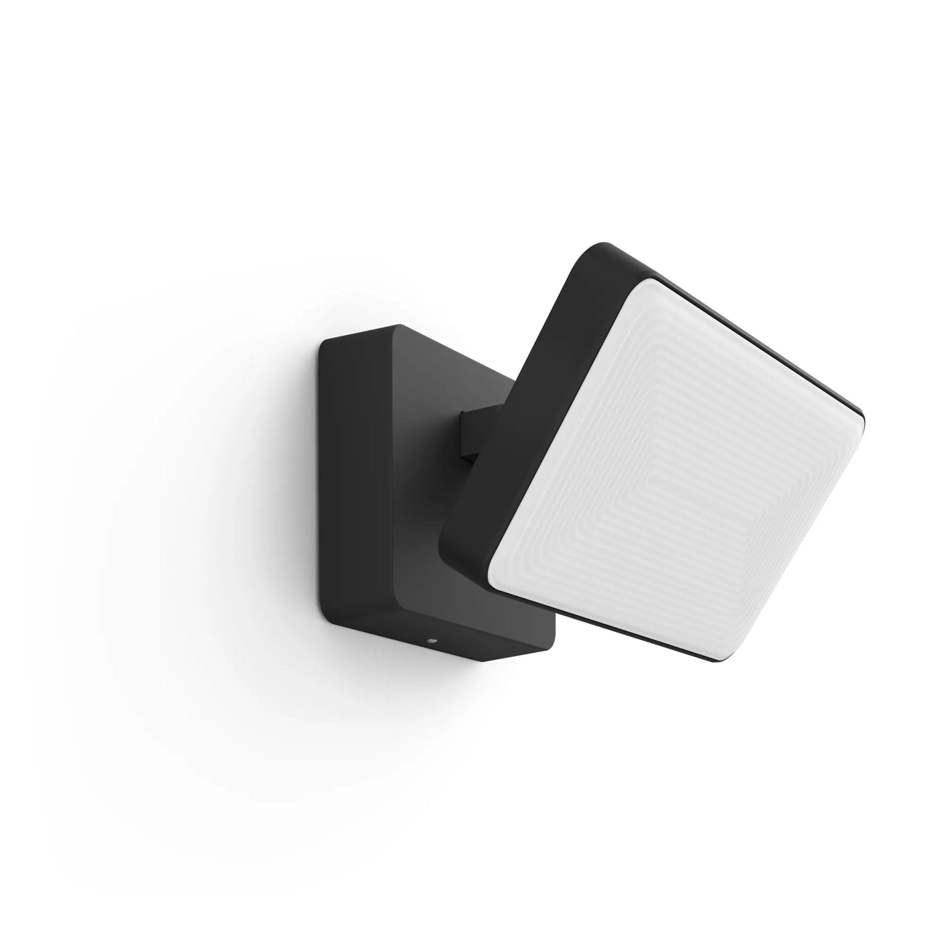 Philips by Signify Philips Hue Aussenwandleuchte – ZigBee – für Philips Hue – schwenkbar, dimmbar – Schwarz – Metall