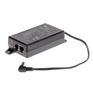 Axis 02044-001 PoE-Splitter PoE zu 5 V – IEEE 802.3af, 5 V/12,5 W (2,5 A), 2× RJ-45, 0,3 m, Schwarz