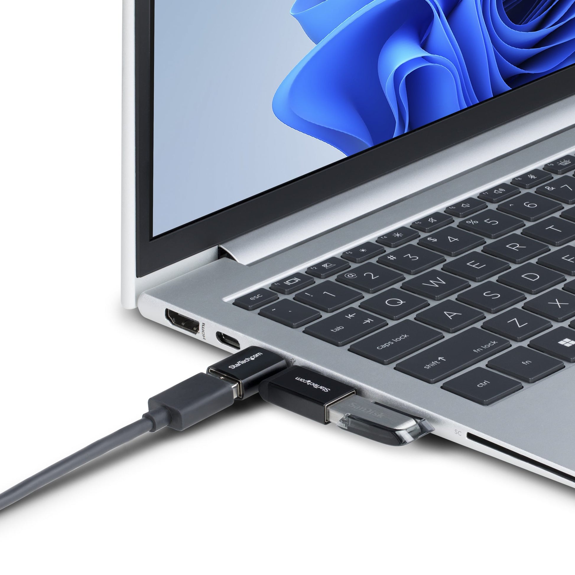 StarTech.com USB-C (Stecker) zu USB-A (Buchse) Adapter, USB 3.2 Gen 1