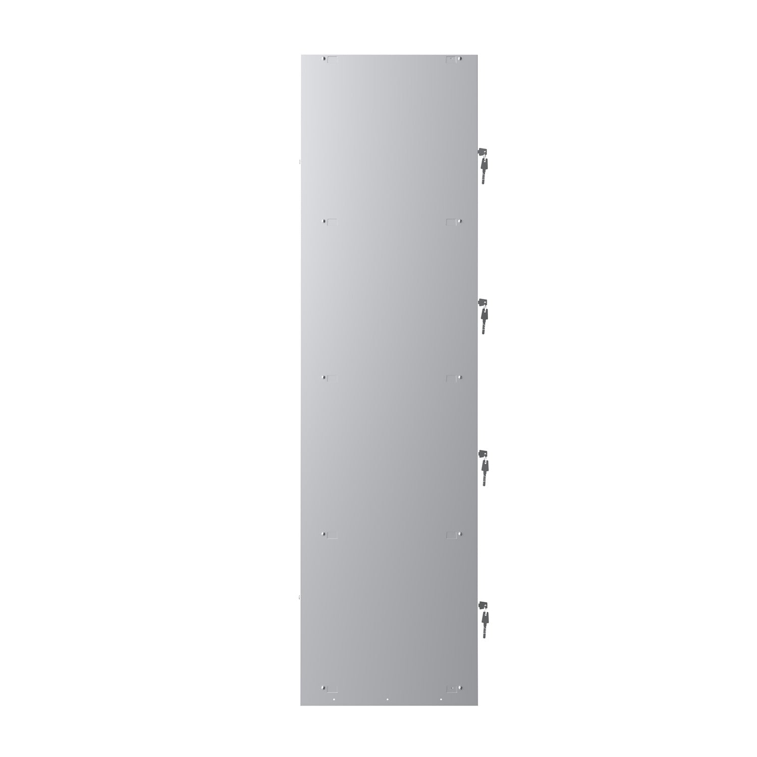 Phoenix Safe Co. PL1430 – Spind, 4 Fächer, abschliessbar, 300 × 500 × 1830 mm, grau, Stahl